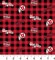 Sykel Enterprises-University of Utah Cotton Fabric-Utah Utes Buffalo Plaid Cotton Quilting Fabric